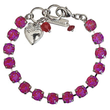 Mariana "Sun-Kissed Blush" Rhodium Plated Must-Have Everyday Crystal Tennis Bracelet, 4252 168168ro