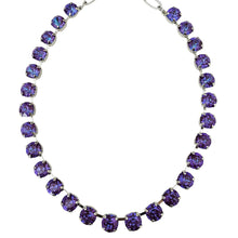 Mariana "Sun-Kissed Plum" Rhodium Plated Must-Have Everyday Crystal Necklace, 3252 149149ro