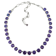 Mariana "Sun-Kissed Plum" Rhodium Plated Must-Have Everyday Crystal Necklace, 3252 149149ro