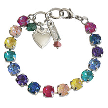 Mariana "'Sun-Kissed Rainbow" Rhodium Plated Must-Have Everyday Crystal Tennis Bracelet, 4252 168-1ro