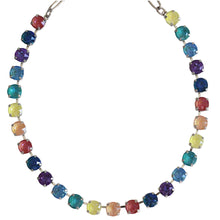Mariana "Sun-Kissed Rainbow" Rhodium Plated Must-Have Everyday Crystal Necklace, 3252 168-1ro