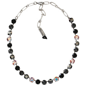 Mariana "Tuxedo" Silver Plated Must-Have Everyday Crystal Necklace, 3252 3701