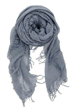 Chan Luu Cashmere and Silk Scarf Wrap - Cloud Grey BRH-SC-140