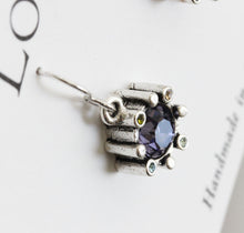 Patricia Locke "Compass" Sterling Silver Plated Earrings, Tranquility EF1010S