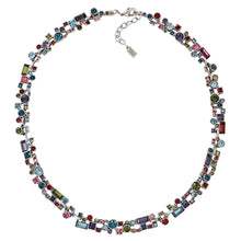 Patricia Locke "Confetti" Sterling Silver Plated Necklace, 17" + 1" Extender Fling NK0353S