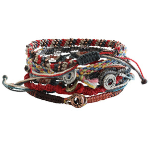 Wakami The Continents Bracelet, 6.5-7" Multi wa9706