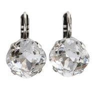 Mariana "On A Clear Day" Silver Plated Lovable Cushion Cut Crystal Earrings, 1326/3 001