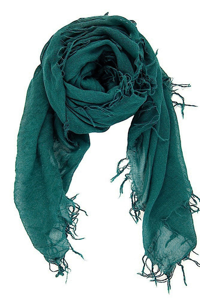 Chan Luu Cashmere and Silk Scarf Wrap - Deep Teal BRH-SC-140