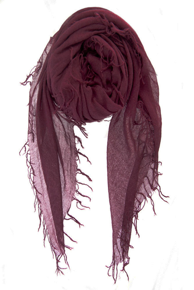 Chan Luu Cashmere and Silk Scarf Wrap - Fig BRH-SC-140