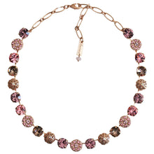 Mariana "Flamingo" Rose Gold Plated Lovable Embellished Necklace Crystal Necklace, 3204 319rg
