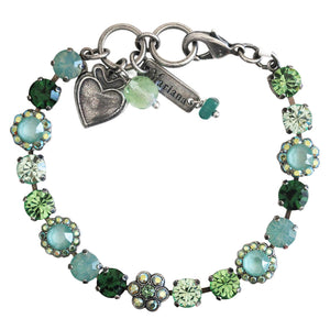 Mariana "Fern" Silver Plated Must-Have Blossom Crystal Bracelet, 4173/3 2143