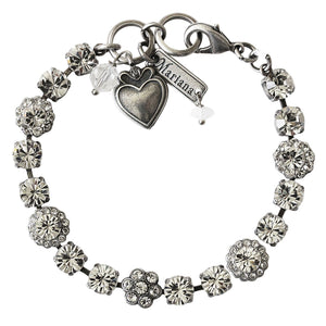 Mariana "On A Clear Day" Silver Plated Must-Have Blossom Crystal Bracelet, 4173/3 001001