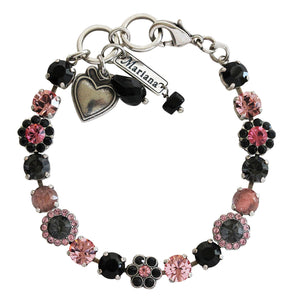 Mariana "Venus" Silver Plated Must-Have Blossom Crystal Bracelet, 4173/3 M143