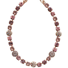 Mariana "Flamingo" Rose Gold Plated Must-Have Pavé Crystal Necklace, 3044/1 319mr
