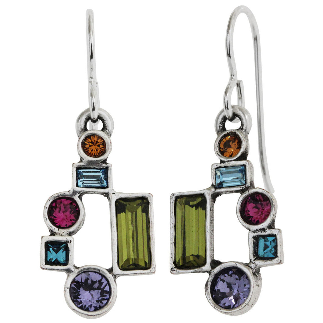Patricia Locke Gotham Sterling Silver Plated Earrings, Fling EF1042S