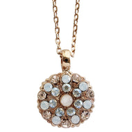 Mariana "Kalahari" Guardian Angel Rose Gold Plated Pendant Crystal Necklace, 5212 1078rg