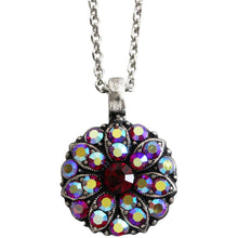 Mariana "Red AB" Guardian Angel Silver Plated Pendant Crystal Necklace, 5212 208AB