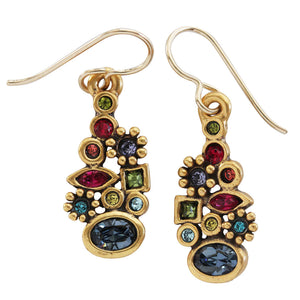 Patricia Locke "Lara" Gold Plated Swarovski Earrings, Celebration EF1051G