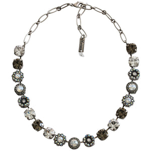 Mariana "Ice" Silver Plated Lovable Rosette Crystal Necklace, 3084 512