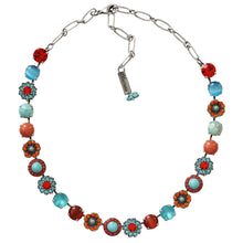 Mariana "Serengeti" Silver Plated Lovable Mixed Element Crystal Necklace, 3045/2 M1079