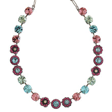 Mariana "Spring Flowers" Silver Plated Lovable Mixed Element Crystal Necklace, 3045/1 2141