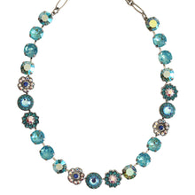 Mariana "Tranquil" Rhodium Plated Lovable Mixed Element Crystal Necklace, 3045/1 140-4ro