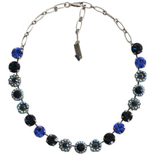 Mariana "Tranquility" Silver Plated Lovable Rosette Crystal Necklace, 3084 207