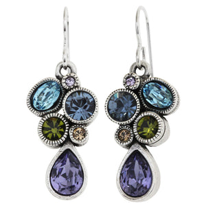 Patricia Locke Leading Lady Sterling Silver Plated Earrings, Tranquility EF0989S