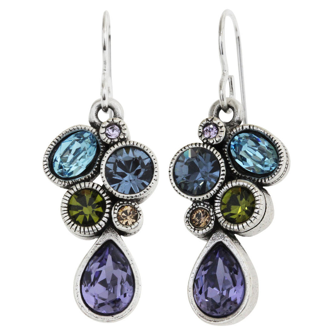 Patricia Locke Leading Lady Sterling Silver Plated Earrings, Tranquility EF0989S
