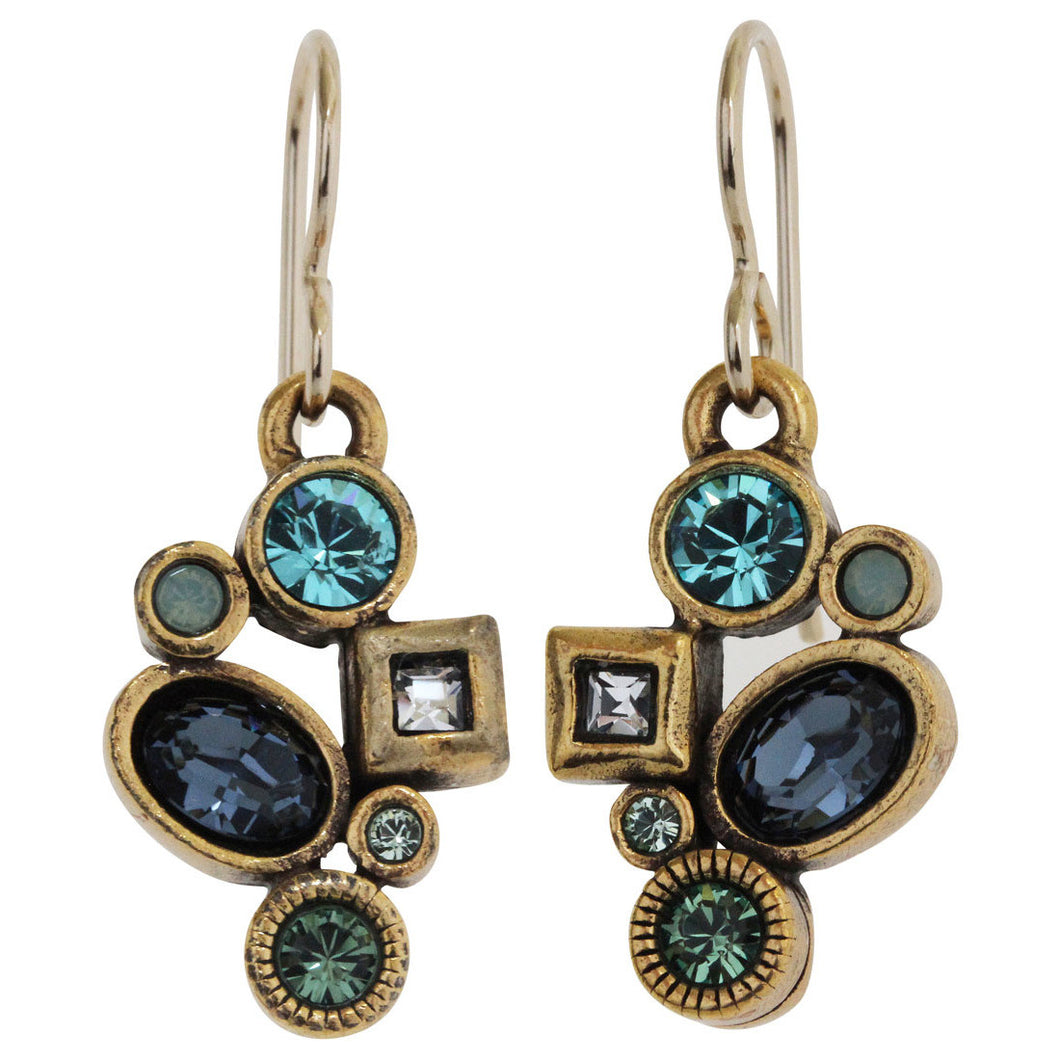 Patricia Locke Mini Gold Plated Earrings, Zephyr EF1039G