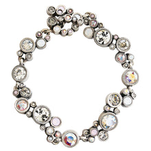 Patricia Locke Ovation Sterling Silver Plated Swarovski Crystal Mosaic Rainbow Bracelet, 7.25" BR0336S Sugar