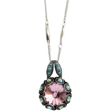 Mariana "Summer Fun" Silver Plated Lovable Embellished Rivoli Pendant Crystal Necklace, 5070 3711