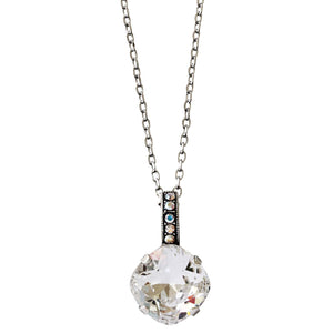 Mariana "On A Clear Day" Silver Plated Cushion Cut Pendant Crystal Bail Necklace, 5326/1 001