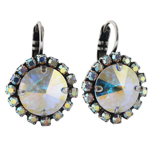 Mariana "On A Clear Day" Silver Plated Rivoli Statement Crystal Earrings, 1137/1R 001AB