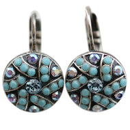 Mariana "Bliss" Silver Plated Swirl Pavé Crystal Earrings, 1059/1 2672