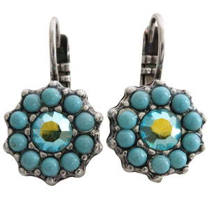 Mariana "Summer Fun" Silver Plated Daisy Crystal Earrings, 1157 3711