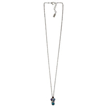 Patricia Locke "Tidbit" Sterling Silver Plated Swarovski Necklace, 18.5" + 1" Extender Waterlily NK0589S