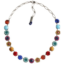 Mariana "Fantasy" Silver Plated Lovable Rosette Crystal Necklace, 3084 1037