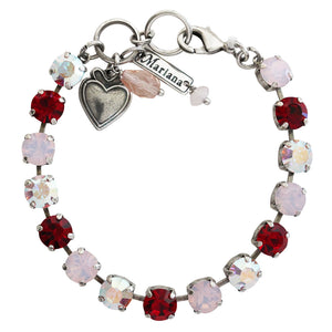 Mariana "True Romance" Silver Plated Must-Have Everyday Crystal Tennis Bracelet, 4252 2300