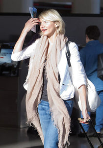 Chan Luu Cashmere and Silk Scarf Wrap - Doeskin BRH-SC-140