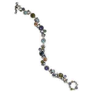 Patricia Locke "Ovation" Sterling Silver Plated Bracelet, 7.25" Tranquility BR0336S